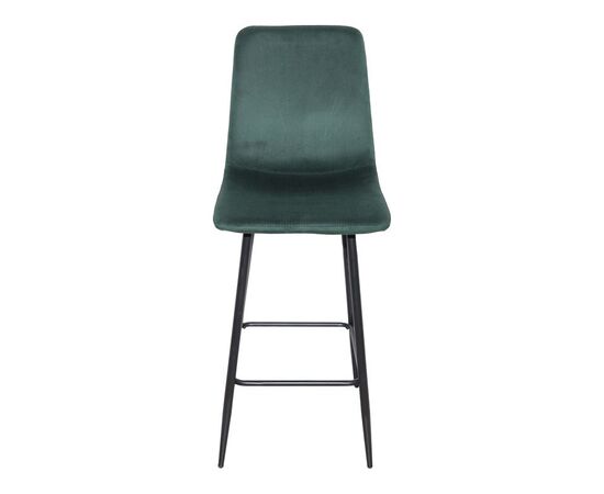 Σκαμπό μπαρ Grato pakoworld ύφασμα κυπαρισσί-πόδι μαύρο μεταλλικό 43.5x55x114εκ - ΣΚΑΜΠΟ ΜΠΑΡ στο Milonadakis.gr