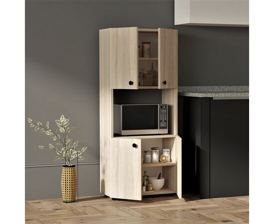 Στήλη Guzel pakoworld σε sonoma απόχρωση 60x31.4x140εκ - ΝΤΟΥΛΑΠΙΑ - ΠΑΠΟΥΤΣΟΘΗΚΕΣ στο Milonadakis.gr