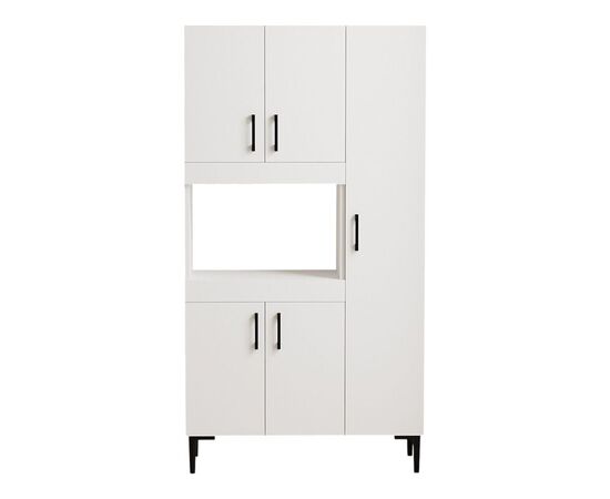 Ντουλάπια κουζίνας Defne pakoworld σε λευκή απόχρωση 89x37.5x160εκ - ΝΤΟΥΛΑΠΙΑ - ΠΑΠΟΥΤΣΟΘΗΚΕΣ στο Milonadakis.gr