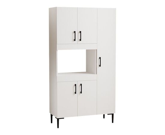 Ντουλάπια κουζίνας Defne pakoworld σε λευκή απόχρωση 89x37.5x160εκ - ΝΤΟΥΛΑΠΙΑ - ΠΑΠΟΥΤΣΟΘΗΚΕΣ στο Milonadakis.gr