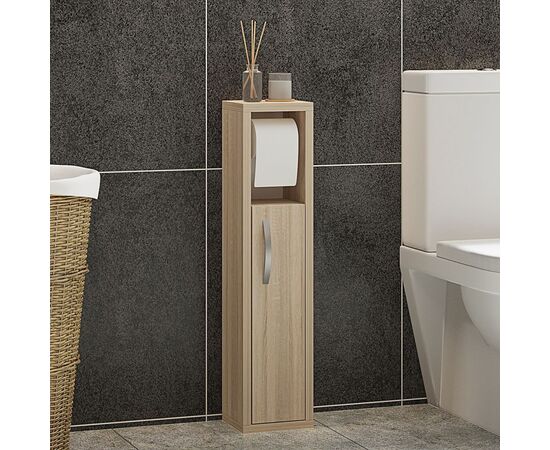 Ντουλάπι-στήλη Μaretto pakoworld σε sonoma απόχρωση 16x14x70εκ - ΟΡΓΑΝΩΣΗ ΣΠΙΤΙΟΥ στο Milonadakis.gr