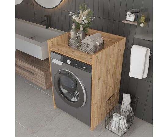 Έπιπλο πλυντηρίου Cuci pakoworld σε oak απόχρωση 60x62x99εκ - ΟΡΓΑΝΩΣΗ ΣΠΙΤΙΟΥ στο Milonadakis.gr