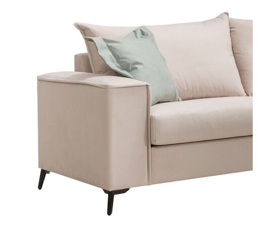 Σετ σαλονιού 2τεμ Verona pakoworld κρεμ ύφασμα με μαξιλάρια σε μέντα απόχρωση - ΚΑΝΑΠΕΔΕΣ-ΣΑΛΟΝΙΑ στο Milonadakis.gr