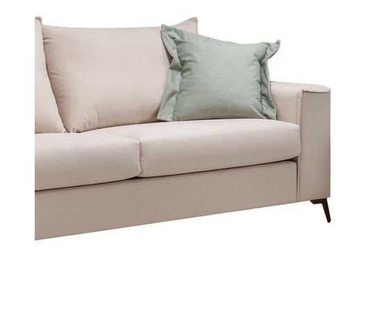 Σετ σαλονιού 2τεμ Verona pakoworld κρεμ ύφασμα με μαξιλάρια σε μέντα απόχρωση - ΚΑΝΑΠΕΔΕΣ-ΣΑΛΟΝΙΑ στο Milonadakis.gr