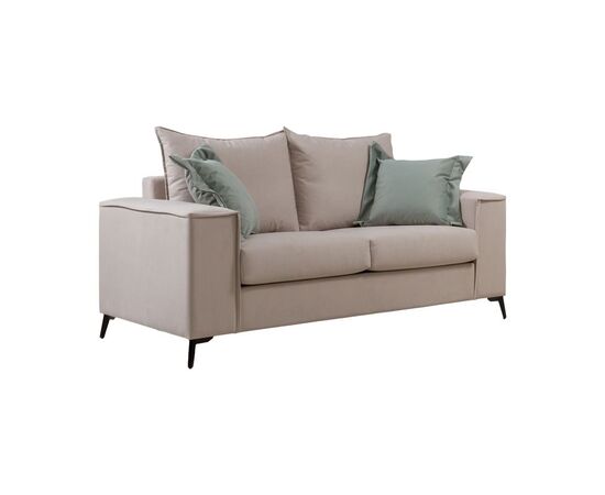 Σετ σαλονιού 2τεμ Verona pakoworld κρεμ ύφασμα με μαξιλάρια σε μέντα απόχρωση - ΚΑΝΑΠΕΔΕΣ-ΣΑΛΟΝΙΑ στο Milonadakis.gr