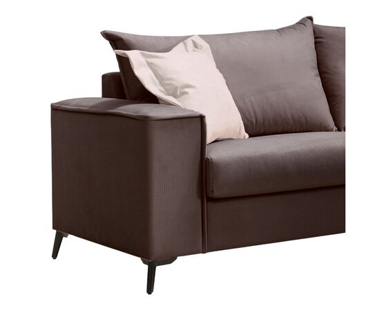 Σετ σαλονιού 2τεμ Verona pakoworld ανθρακί ύφασμα με μαξιλάρια σε μπεζ απόχρωση - ΚΑΝΑΠΕΔΕΣ-ΣΑΛΟΝΙΑ στο Milonadakis.gr