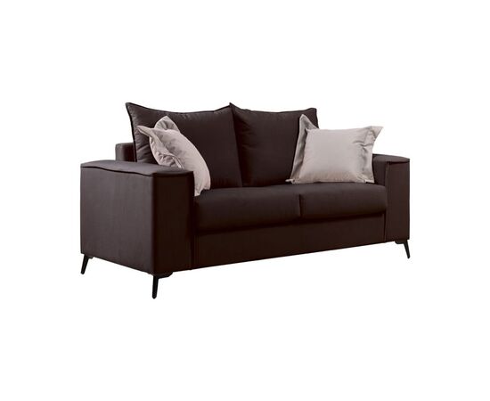 Σετ σαλονιού 2τεμ Verona pakoworld ανθρακί ύφασμα με μαξιλάρια σε μπεζ απόχρωση - ΚΑΝΑΠΕΔΕΣ-ΣΑΛΟΝΙΑ στο Milonadakis.gr