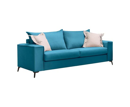 Σετ σαλονιού 2τεμ Verona pakoworld πετρόλ ύφασμα με μαξιλάρια σε μπεζ απόχρωση - ΚΑΝΑΠΕΔΕΣ-ΣΑΛΟΝΙΑ στο Milonadakis.gr