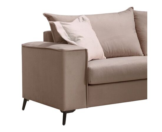 Σετ σαλονιού 2τεμ Verona pakoworld μόκα ύφασμα με μαξιλάρια σε κρεμ απόχρωση - ΚΑΝΑΠΕΔΕΣ-ΣΑΛΟΝΙΑ στο Milonadakis.gr