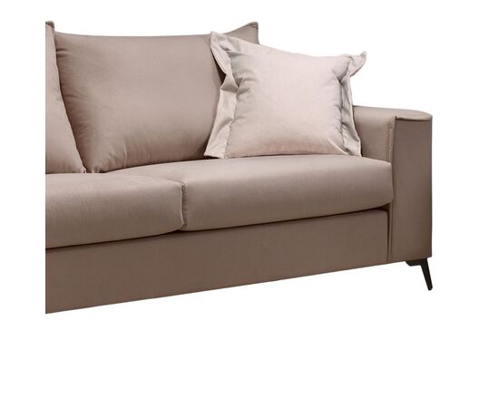 Σετ σαλονιού 2τεμ Verona pakoworld μόκα ύφασμα με μαξιλάρια σε κρεμ απόχρωση - ΚΑΝΑΠΕΔΕΣ-ΣΑΛΟΝΙΑ στο Milonadakis.gr