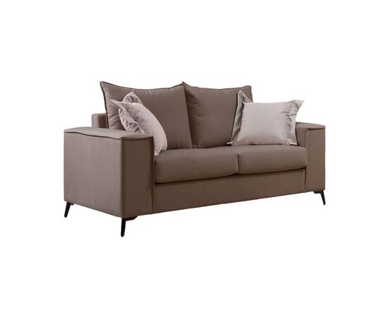 Σετ σαλονιού 2τεμ Verona pakoworld μόκα ύφασμα με μαξιλάρια σε κρεμ απόχρωση - ΚΑΝΑΠΕΔΕΣ-ΣΑΛΟΝΙΑ στο Milonadakis.gr