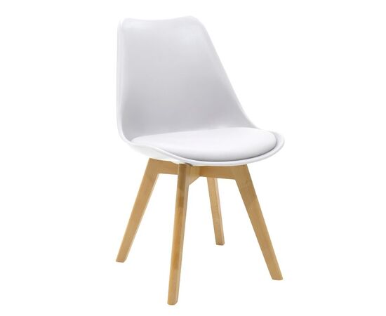 Τραπεζαρία με Καρέκλες Gaston λευκό και Τραπέζι Natali λευκό 120x80x76εκ Σετ 5τεμ - ΤΡΑΠΕΖΑΡΙΕΣ στο Milonadakis.gr