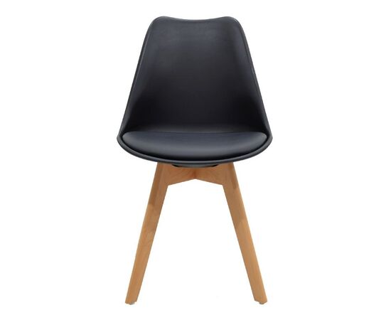 Τραπεζαρία με Καρέκλες Gaston μαύρο και Τραπέζι Prestone oak 70x70x75εκ Σετ 3τεμ - ΤΡΑΠΕΖΑΡΙΕΣ στο Milonadakis.gr