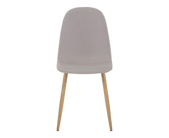 Καρέκλα Bella pakoworld γκρι ύφασμα με πόδι μέταλλο σε φυσική απόχρωση 43.5x52x89εκ - ΚΑΡΕΚΛΕΣ - ΠΟΛΥΘΡΟΝΕΣ ΕΣ. στο Milonadakis.gr