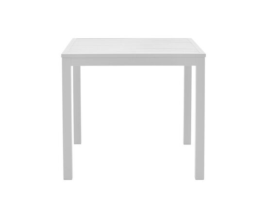 Τραπεζάκι παραλίας Kliton pakoworld αλουμίνιο σε λευκή απόχρωση 45x45x41εκ - ΤΡΑΠΕΖΙΑ ΕΞ. ΧΩΡΟΥ στο Milonadakis.gr