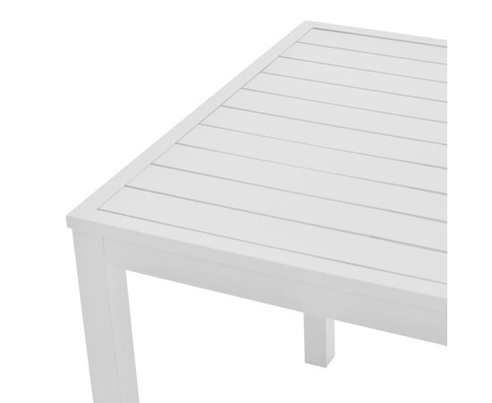 Τραπεζάκι παραλίας Kliton pakoworld αλουμίνιο σε λευκή απόχρωση 45x45x41εκ - ΤΡΑΠΕΖΙΑ ΕΞ. ΧΩΡΟΥ στο Milonadakis.gr