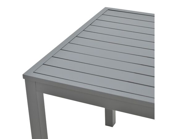 Τραπεζάκι παραλίας Kliton pakoworld αλουμίνιο σε ανθρακί απόχρωση 45x45x41εκ - ΤΡΑΠΕΖΙΑ ΕΞ. ΧΩΡΟΥ στο Milonadakis.gr