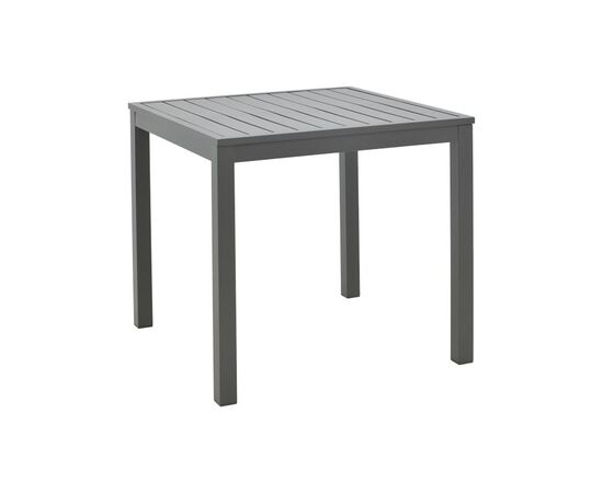 Τραπεζάκι παραλίας Kliton pakoworld αλουμίνιο σε ανθρακί απόχρωση 45x45x41εκ - ΤΡΑΠΕΖΙΑ ΕΞ. ΧΩΡΟΥ στο Milonadakis.gr