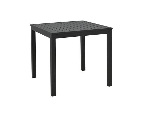 Τραπεζάκι παραλίας Kliton pakoworld αλουμίνιο σε μαύρη απόχρωση 45x45x41εκ - ΤΡΑΠΕΖΙΑ ΕΞ. ΧΩΡΟΥ στο Milonadakis.gr
