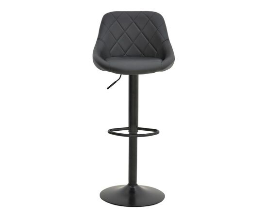 Σκαμπό μπαρ Boronez pakoworld πτυσσόμενο μαύρο pu-με μαύρη βάση 47x49x112εκ - ΣΚΑΜΠΟ ΜΠΑΡ στο Milonadakis.gr