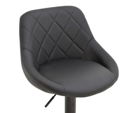 Σκαμπό μπαρ Boronez pakoworld πτυσσόμενο μαύρο pu-με μαύρη βάση 47x49x112εκ - ΣΚΑΜΠΟ ΜΠΑΡ στο Milonadakis.gr