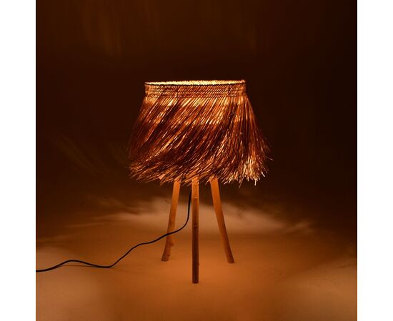 Επιτραπέζιο φωτιστικό Herfo Inart Ε27 ρατάν σε φυσική απόχρωση Φ30x58.8εκ - ΕΠΙΤΡΑΠΕΖΙΑ ΦΩΤΙΣΤΙΚΑ στο Milonadakis.gr