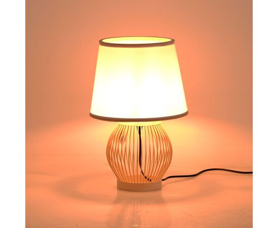 Επιτραπέζιο φωτιστικό Tabel Inart Ε27 μπαμπού σε φυσική απόχρωση Φ26x39εκ - ΕΠΙΤΡΑΠΕΖΙΑ ΦΩΤΙΣΤΙΚΑ στο Milonadakis.gr