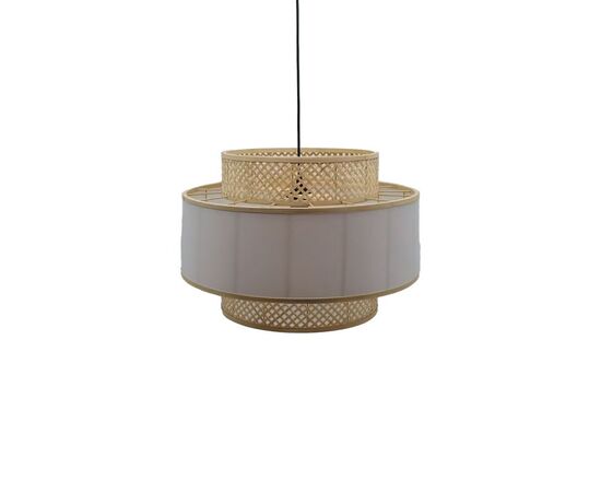 Φωτιστικό οροφής Certy Inart Ε27 μπαμπού σε φυσική απόχρωση Φ50x33εκ - ΦΩΤΙΣΤΙΚΑ ΟΡΟΦΗΣ στο Milonadakis.gr