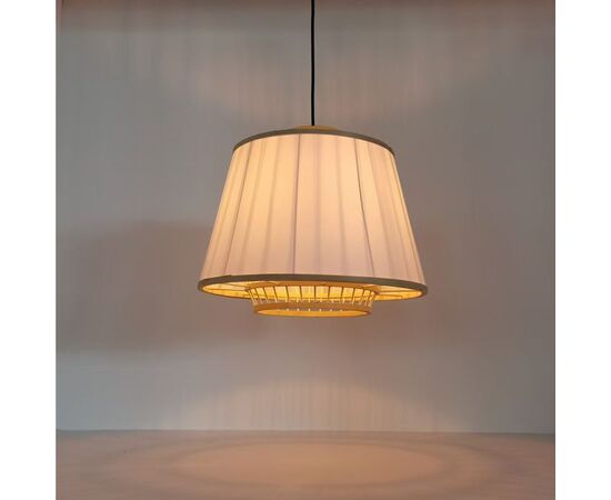 Φωτιστικό οροφής Torzo Inart Ε27 μπαμπού σε φυσική απόχρωση Φ40x32.5εκ - ΦΩΤΙΣΤΙΚΑ ΟΡΟΦΗΣ στο Milonadakis.gr