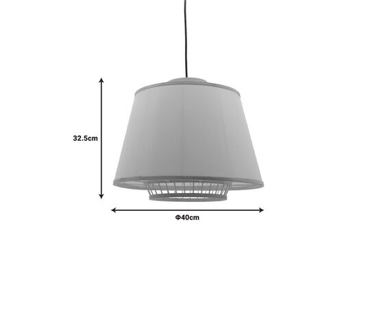 Φωτιστικό οροφής Torzo Inart Ε27 μπαμπού σε φυσική απόχρωση Φ40x32.5εκ - ΦΩΤΙΣΤΙΚΑ ΟΡΟΦΗΣ στο Milonadakis.gr