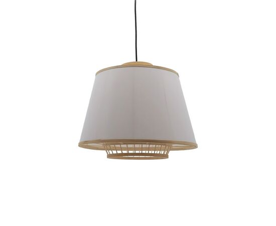 Φωτιστικό οροφής Torzo Inart Ε27 μπαμπού σε φυσική απόχρωση Φ40x32.5εκ - ΦΩΤΙΣΤΙΚΑ ΟΡΟΦΗΣ στο Milonadakis.gr