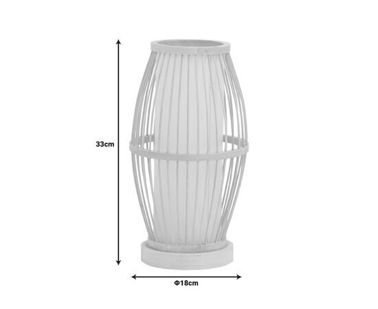 Επιτραπέζιο φωτιστικό Werek Inart Ε27 μπαμπού σε φυσική απόχρωση Φ18x33εκ - ΕΠΙΤΡΑΠΕΖΙΑ ΦΩΤΙΣΤΙΚΑ στο Milonadakis.gr