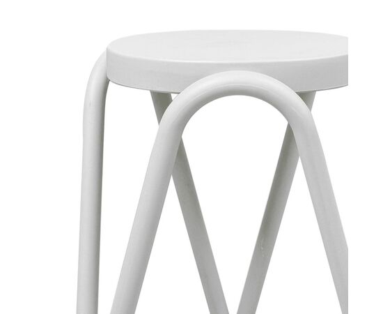 Σκαμπό Serzona pakoworld pp σε λευκή απόχρωση Φ27x45.5εκ - ΣΚΑΜΠΩ στο Milonadakis.gr