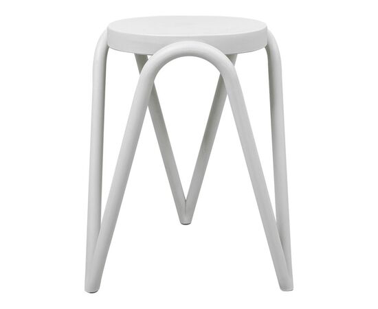 Σκαμπό Serzona pakoworld pp σε λευκή απόχρωση Φ27x45.5εκ - ΣΚΑΜΠΩ στο Milonadakis.gr