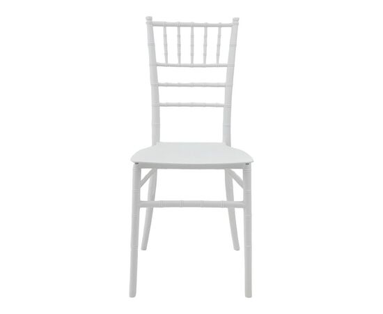 Καρέκλα Tiffany Ι pakoworld pp σε λευκή απόχρωση 38.5x46.5x87εκ - ΚΑΡΕΚΛΕΣ στο Milonadakis.gr