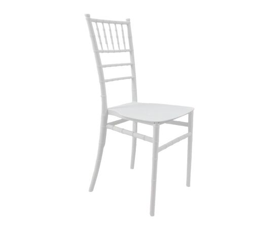 Καρέκλα Tiffany Ι pakoworld pp σε λευκή απόχρωση 38.5x46.5x87εκ - ΚΑΡΕΚΛΕΣ στο Milonadakis.gr