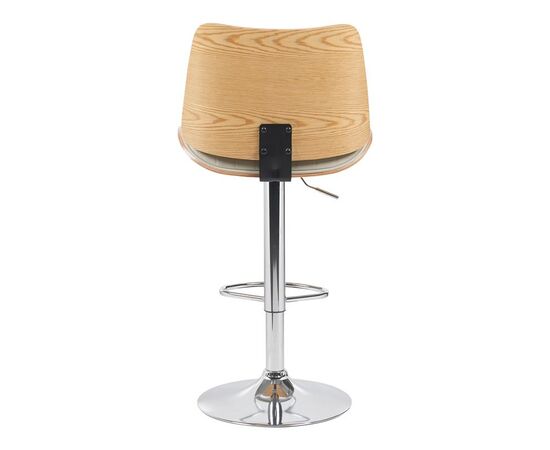 Σκαμπό μπαρ Amani pakoworld περιστρεφόμενο μπεζ pu-βάση χρωμίου 50.5x54x87.5-107.5εκ - ΣΚΑΜΠΟ ΜΠΑΡ στο Milonadakis.gr