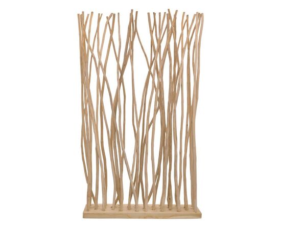 Διακοσμητικό δαπέδου Barbin pakoworld teak-suar ξύλο σε φυσική απόχρωση 120x25x200εκ - ΠΑΡΑΒΑΝ στο Milonadakis.gr