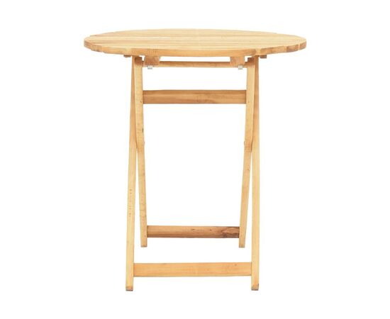 Τραπέζι Letna pakoworld πτυσσόμενο μασίφ ξύλο οξιάς σε φυσική απόχρωση Φ70x75εκ - ΤΡΑΠΕΖΙΑ ΕΞ. ΧΩΡΟΥ στο Milonadakis.gr