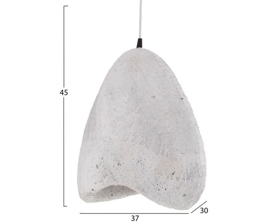 ΦΩΤΙΣΤΙΚΟ ΟΡΟΦΗΣ ΜΕ ΟΨΗ ΠΕΤΡΑΣ STONER (S) HM4417.02 ΛΕΥΚΟ 37x30x45Υεκ. - ΦΩΤΙΣΤΙΚΑ ΟΡΟΦΗΣ στο Milonadakis.gr