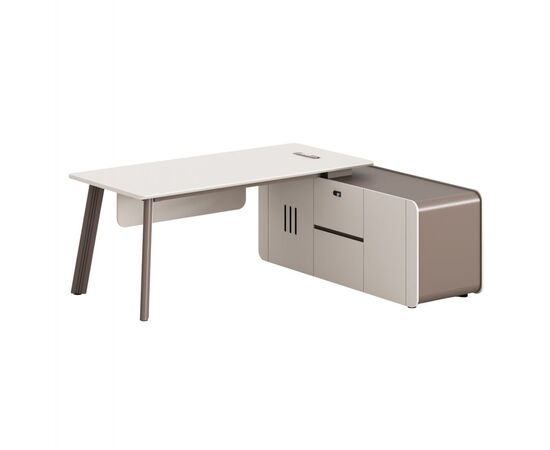 ΓΡΑΦΕΙΟ ΔΕΞΙΑ ΓΩΝΙΑ NEWLINE HM18271R ΜΕΛΑΜΙΝΗ ΕΚΡΟΥ-ΑΝΟΙΧΤΟ ΚΑΦΕ 200x165x75Υεκ - ΓΡΑΦΕΙΑ στο Milonadakis.gr