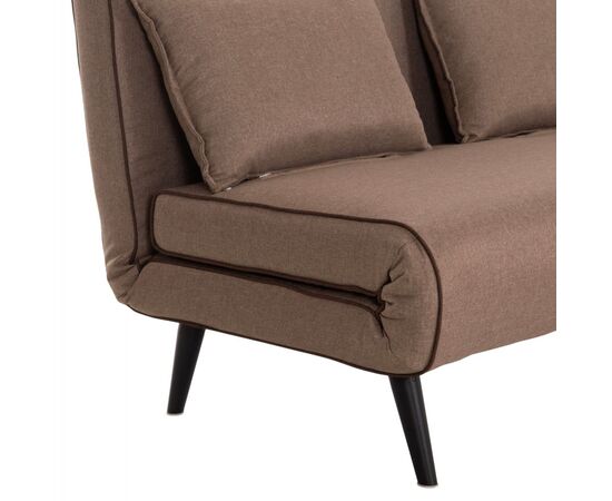 ΚΑΝΑΠΕΣ ΚΡΕΒΑΤΙ 2 ΑΤΟΜΩΝ ASMA HM3077.07 ΣΚΟΥΡΟ ΜΠΕΖ ΥΦΑΣΜΑ 143x78x84Yεκ. - ΚΑΝΑΠΕΔΕΣ-ΣΑΛΟΝΙΑ στο Milonadakis.gr