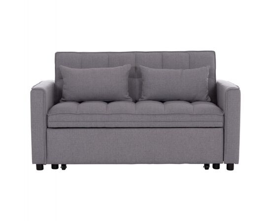 ΚΑΝΑΠΕΣ ΚΡΕΒΑΤΙ 2-ΘΕΣΙΟΣ BORG HM3289.01 ΓΚΡΙ ΥΦΑΣΜΑ 140x75x89Υεκ - ΚΑΝΑΠΕΔΕΣ-ΣΑΛΟΝΙΑ στο Milonadakis.gr