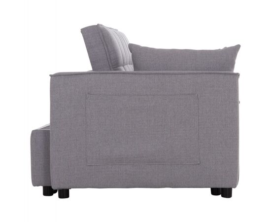 ΚΑΝΑΠΕΣ ΚΡΕΒΑΤΙ 2-ΘΕΣΙΟΣ BORG HM3289.01 ΓΚΡΙ ΥΦΑΣΜΑ 140x75x89Υεκ - ΚΑΝΑΠΕΔΕΣ-ΣΑΛΟΝΙΑ στο Milonadakis.gr