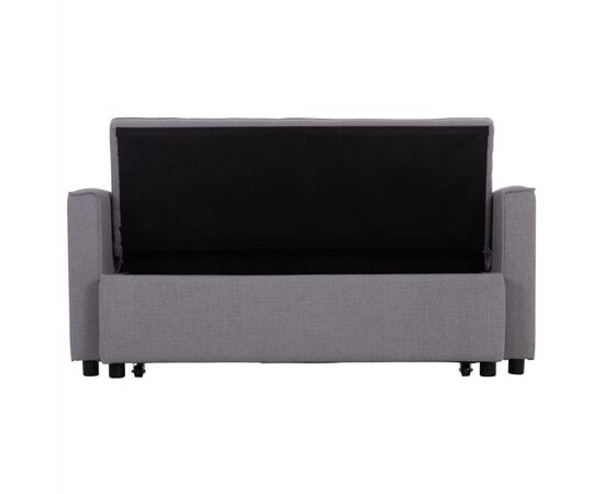 ΚΑΝΑΠΕΣ ΚΡΕΒΑΤΙ 2-ΘΕΣΙΟΣ BORG HM3289.01 ΓΚΡΙ ΥΦΑΣΜΑ 140x75x89Υεκ - ΚΑΝΑΠΕΔΕΣ-ΣΑΛΟΝΙΑ στο Milonadakis.gr