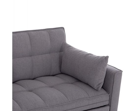 ΚΑΝΑΠΕΣ ΚΡΕΒΑΤΙ 2-ΘΕΣΙΟΣ BORG HM3289.01 ΓΚΡΙ ΥΦΑΣΜΑ 140x75x89Υεκ - ΚΑΝΑΠΕΔΕΣ-ΣΑΛΟΝΙΑ στο Milonadakis.gr