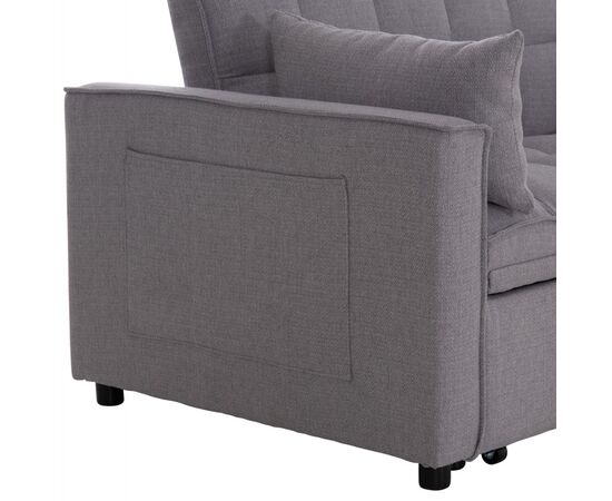 ΚΑΝΑΠΕΣ ΚΡΕΒΑΤΙ 2-ΘΕΣΙΟΣ BORG HM3289.01 ΓΚΡΙ ΥΦΑΣΜΑ 140x75x89Υεκ - ΚΑΝΑΠΕΔΕΣ-ΣΑΛΟΝΙΑ στο Milonadakis.gr