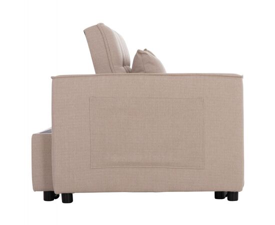 ΚΑΝΑΠΕΣ ΚΡΕΒΑΤΙ 2-ΘΕΣΙΟΣ BORG HM3289.03 ΜΠΕΖ ΥΦΑΣΜΑ 140x75x89Υεκ - ΚΑΝΑΠΕΔΕΣ-ΣΑΛΟΝΙΑ στο Milonadakis.gr