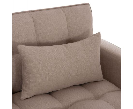 ΚΑΝΑΠΕΣ ΚΡΕΒΑΤΙ 2-ΘΕΣΙΟΣ BORG HM3289.03 ΜΠΕΖ ΥΦΑΣΜΑ 140x75x89Υεκ - ΚΑΝΑΠΕΔΕΣ-ΣΑΛΟΝΙΑ στο Milonadakis.gr