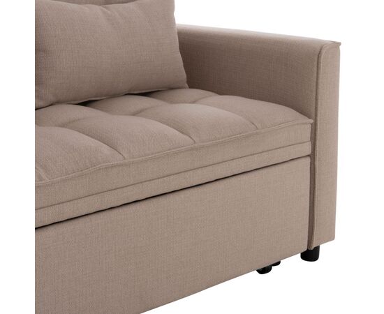 ΚΑΝΑΠΕΣ ΚΡΕΒΑΤΙ 2-ΘΕΣΙΟΣ BORG HM3289.03 ΜΠΕΖ ΥΦΑΣΜΑ 140x75x89Υεκ - ΚΑΝΑΠΕΔΕΣ-ΣΑΛΟΝΙΑ στο Milonadakis.gr